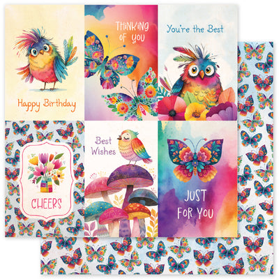 Rainbow Village F 12x12 Paper (12pc Bulk Pack) 35316