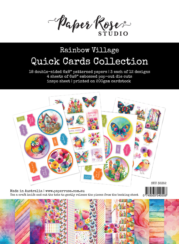 Rainbow Village 6x8" Quick Card Collection  35352