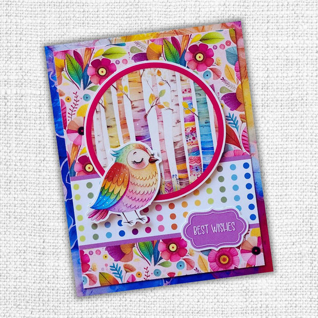 Rainbow Village 6x8" Quick Card Die Cuts  35355