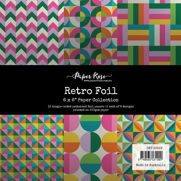 Retro Foil 6x6 Paper Collection 32529