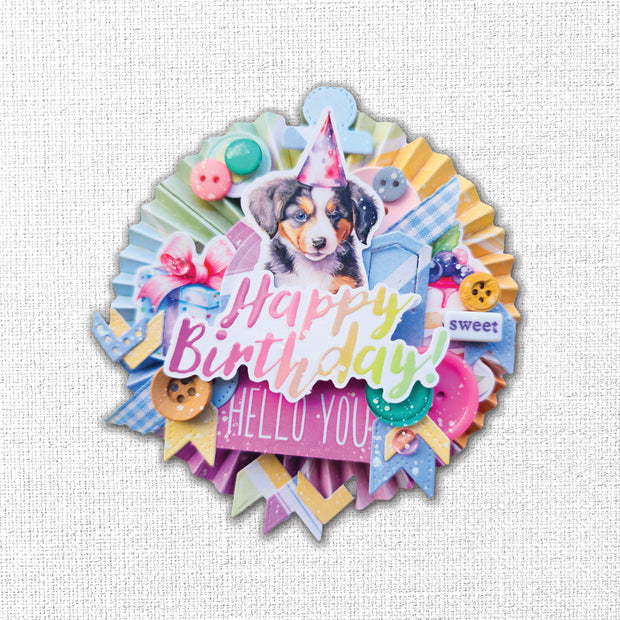 Birthday Fun Embossed Die Cuts 33306