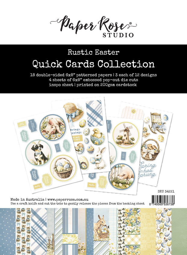 Rustic Easter 6x8" Quick Cards Collection 34221