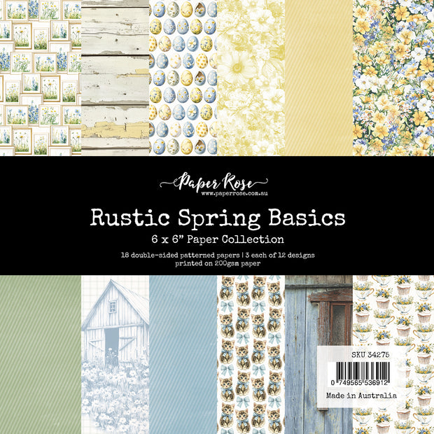 Rustic Spring Basics 6x6 Paper Collection 34275