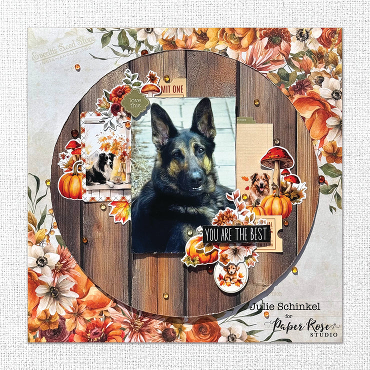 Autumn Florals Basics 12x12 Paper Collection 35451