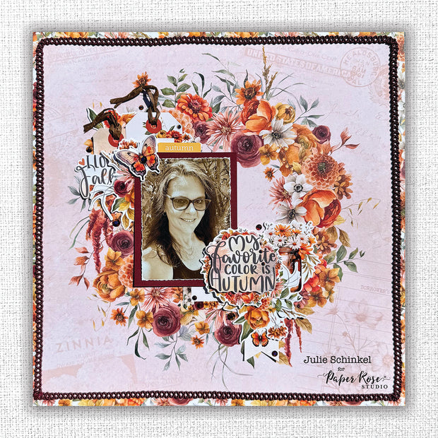 Autumn Florals 12x12 Paper Collection 32961