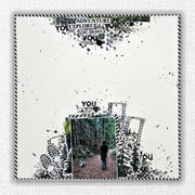 Distressed Mesh 6x6" Stencil 18126