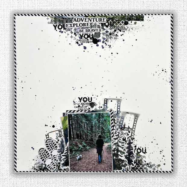 Distressed Mesh 6x6" Stencil 18126