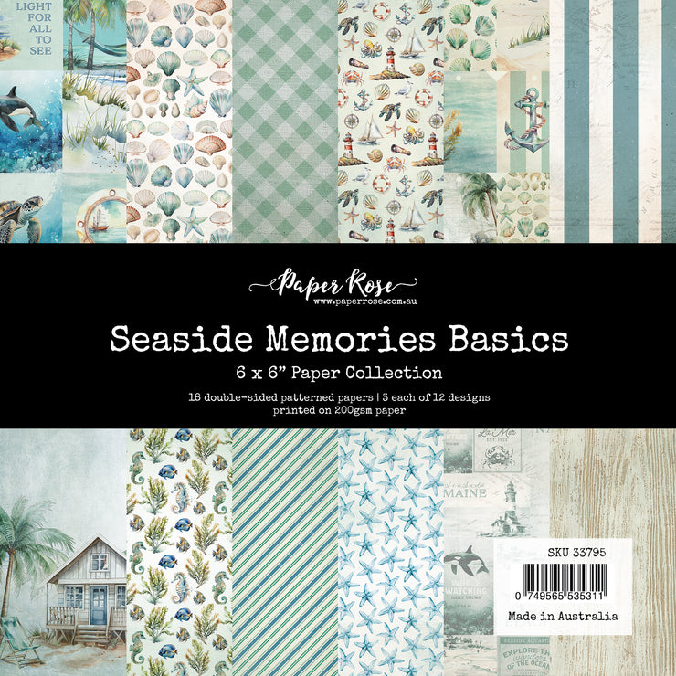 Seaside Memories Basics 6x6 Paper Collection 33795 – Paper Rose Studio