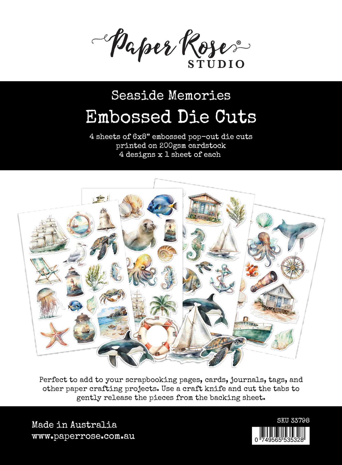 Paper Rose Seaside Memories range Paper Rose Seaside Memories range