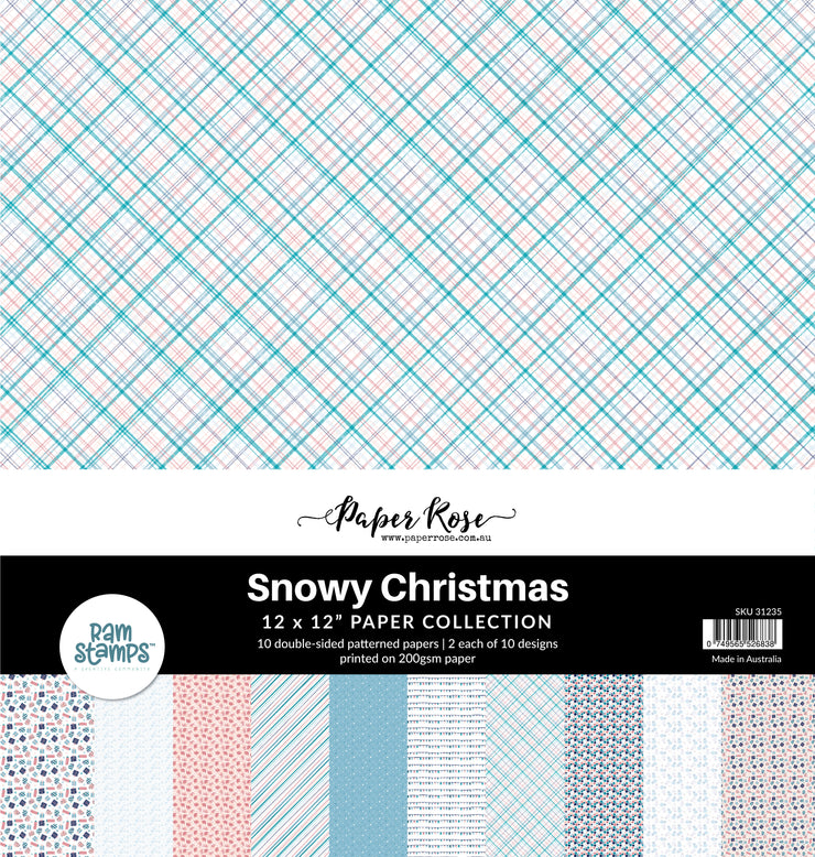 Snowy Christmas 12x12 Paper Collection 31235 - Paper Rose Studio