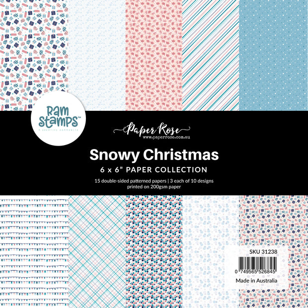 Snowy Christmas 6x6 Paper Collection 31238 - Paper Rose Studio