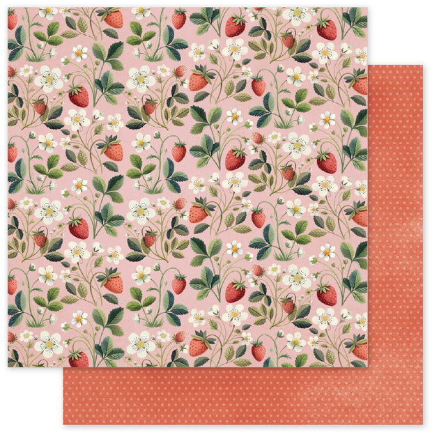 Strawberry Friends B 12x12 Paper (12pc Bulk Pack) 34866