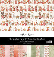 Strawberry Friends Basics 12x12 Paper Collection 34884
