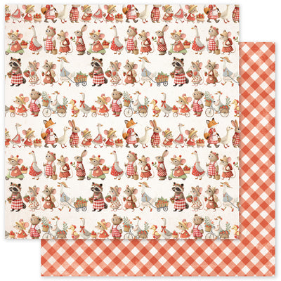 Strawberry Friends Basics A 12x12 Paper (12pc Bulk Pack) 34887
