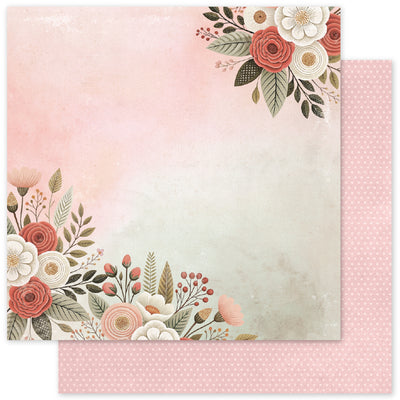 Strawberry Friends Basics B 12x12 Paper (12pc Bulk Pack) 34890