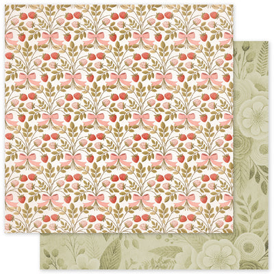 Strawberry Friends Basics E 12x12 Paper (12pc Bulk Pack) 34899
