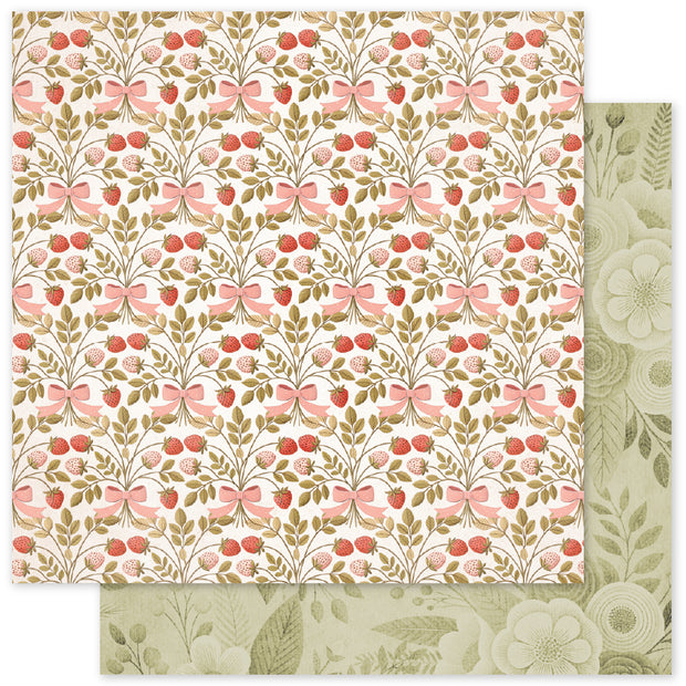 Strawberry Friends Basics E 12x12 Paper (12pc Bulk Pack) 34899