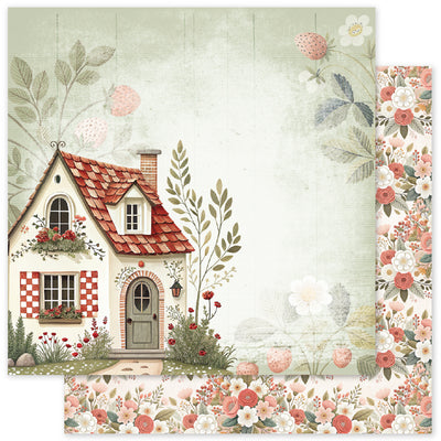 Strawberry Friends C 12x12 Paper (12pc Bulk Pack) 34869