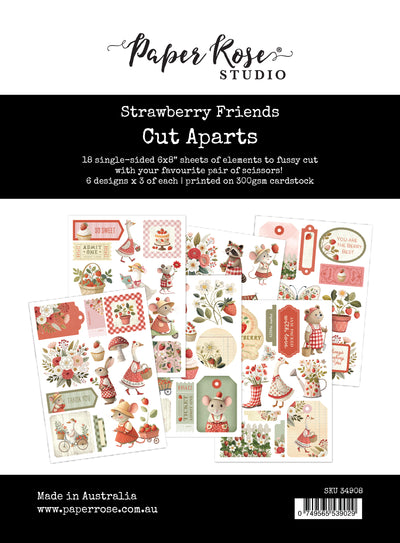 Strawberry Friends Cut Aparts Paper Pack 34908
