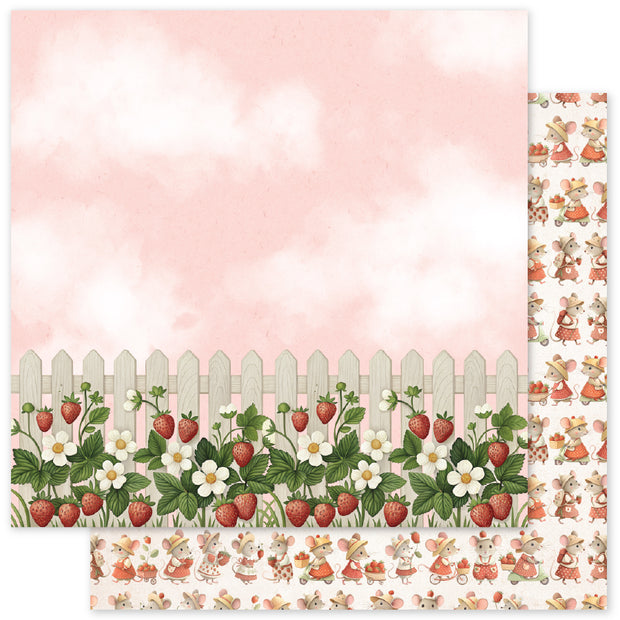 Strawberry Friends E 12x12 Paper (12pc Bulk Pack) 34875