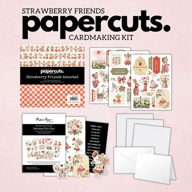 Papercuts Cardmaking Kit - Strawberry Friends 34920