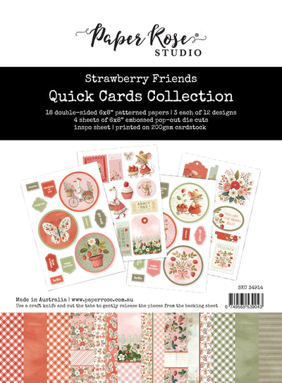Strawberry Friends 6x8" Quick Cards Collection 34914