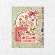 Strawberry Friends 8.5" x 11" Mini Junk Journal Folio Kit 35112