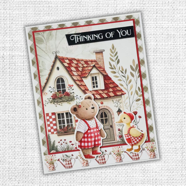 Strawberry Friends Embossed Die Cuts 34905