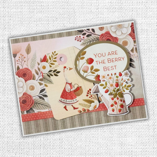 Papercuts Cardmaking Kit - Strawberry Friends 34920 - Paper Rose Studio