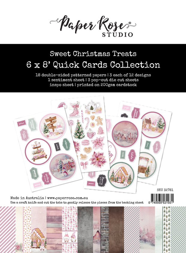 Sweet Christmas Treats 6x8" Quick Cards Collection 32781