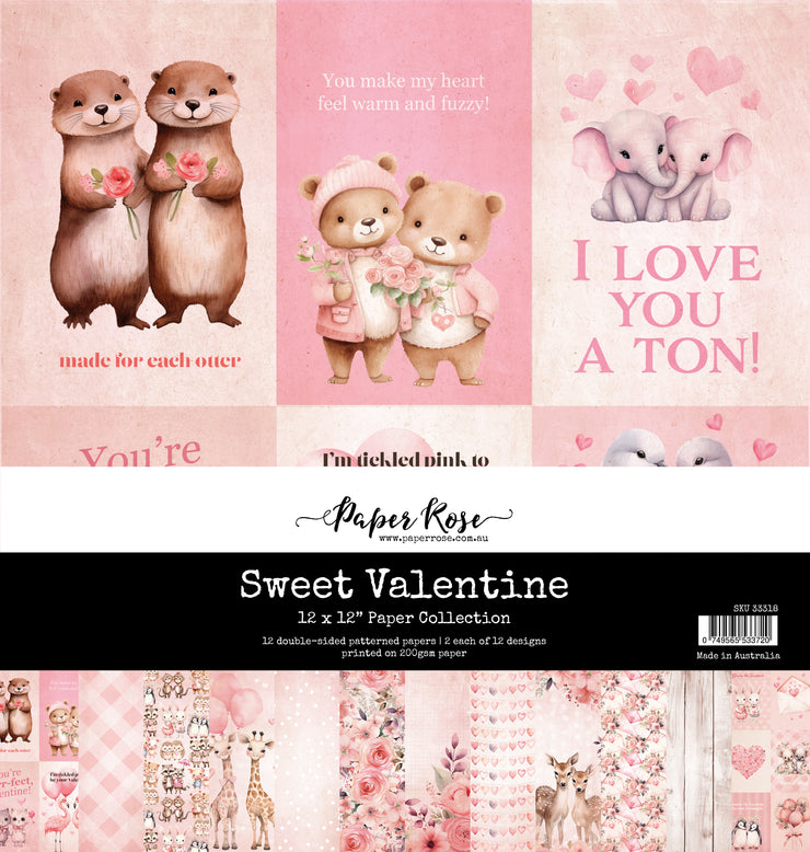 Sweet Valentine 12x12 Paper Collection 33318 - Paper Rose Studio