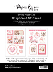 Sweet Valentine 6x8 Chipboard Sticker Pack 33432 - Paper Rose Studio