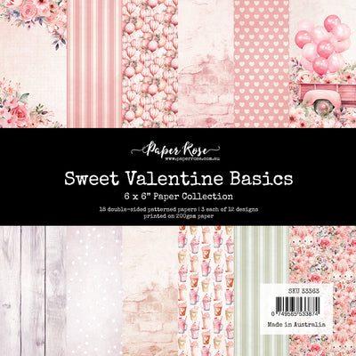 Sweet Valentine Basics 6x6 Paper Collection 33363 - Paper Rose Studio