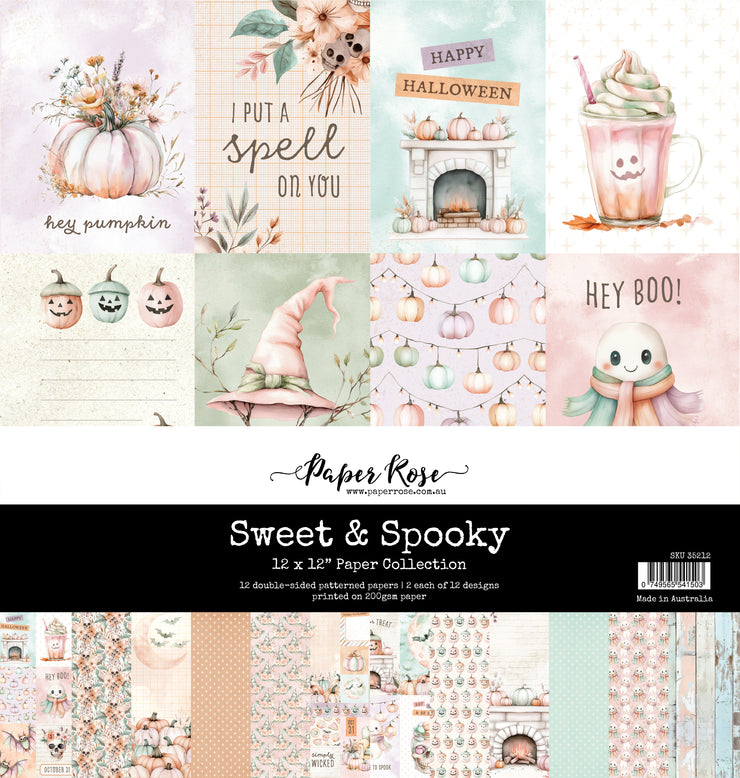 Sweet & Spooky 12x12 Paper Collection 35212 - Paper Rose Studio