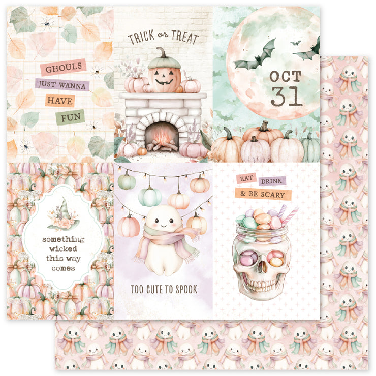 Sweet & Spooky F 12x12 Paper (12pc Bulk Pack) 35230 - Paper Rose Studio