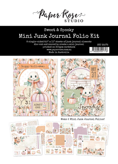 Sweet & Spooky 8.5" x 11" Mini Junk Journal Folio Kit 35275