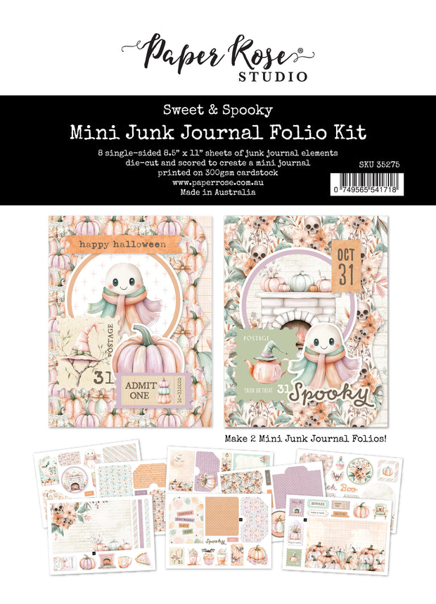 Sweet & Spooky 8.5" x 11" Mini Junk Journal Folio Kit 35275