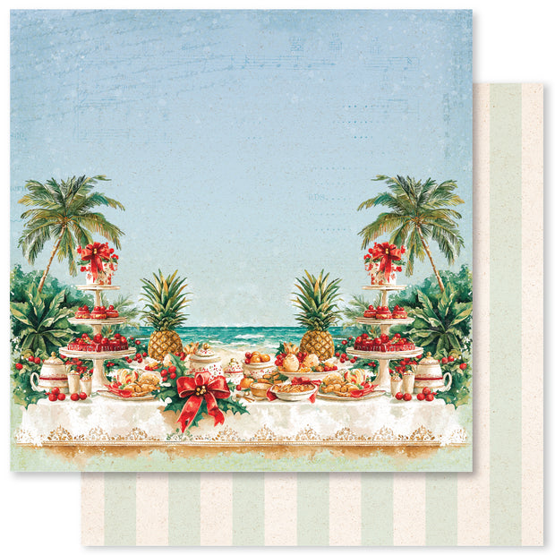 Tropical Christmas C 12x12 Paper (12pc Bulk Pack) 33123