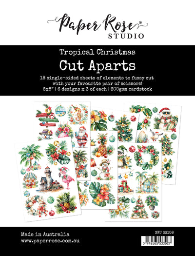 Tropical Christmas Cut Aparts Paper Pack 33108