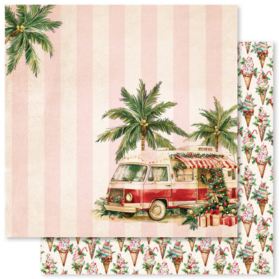 Tropical Christmas F 12x12 Paper (12pc Bulk Pack) 33132