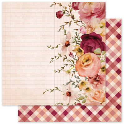 Vintage Rose Basics B 12x12 Paper (12pc Bulk Pack) 33627 - Paper Rose Studio