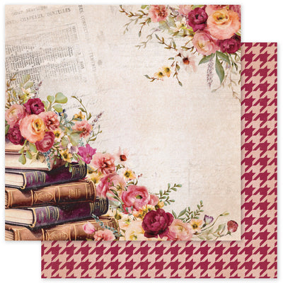 Vintage Rose C 12x12 Paper (12pc Bulk Pack) 33606