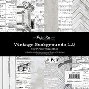 Vintage Backgrounds 1.0 6x6 Paper Collection 32382