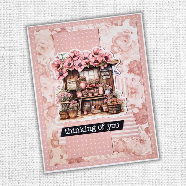 Papercuts Cardmaking Kit - Vintage Rose Papercuts Kit 33810