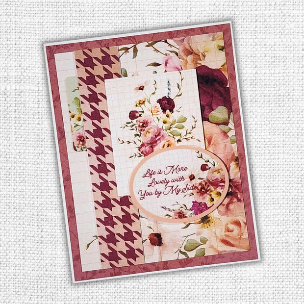 Papercuts Cardmaking Kit - Vintage Rose Papercuts Kit 33810