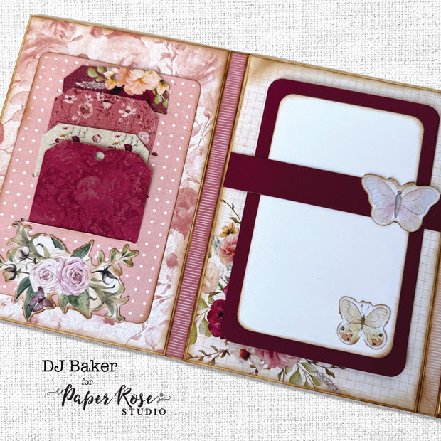 Vintage Rose Embossed Die Cuts 33645