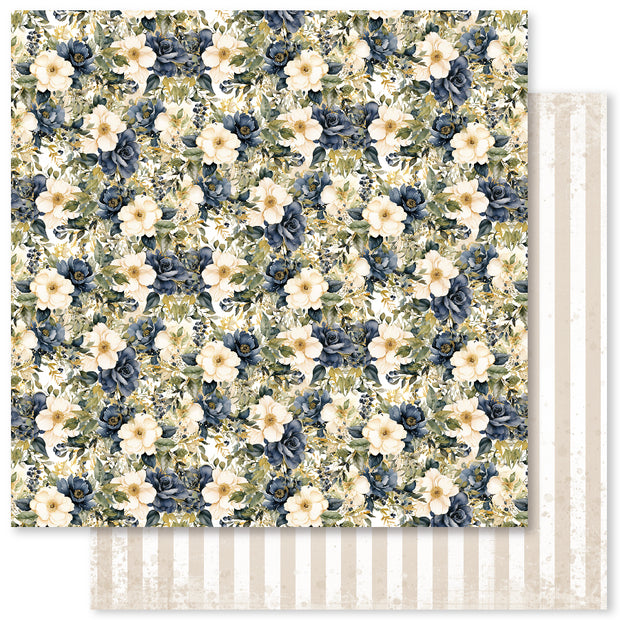 Wedding Blooms D 12x12 Paper (12pc Bulk Pack) 31713 - Paper Rose Studio