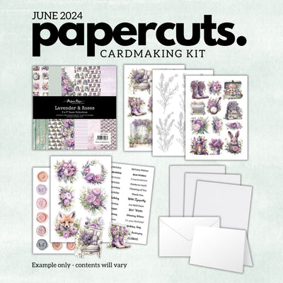 Papercuts Cardmaking Kit - June 2024 PREORDER - Paper Rose Studio