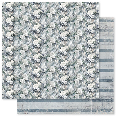 White Christmas F 12x12 Paper (12pc Bulk Pack) 32907 - Paper Rose Studio