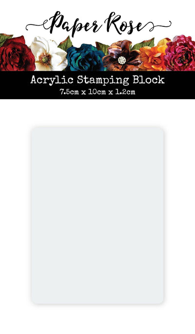 Acrylic Stamping Block - 7.5x10cm - 21678 - Paper Rose Studio